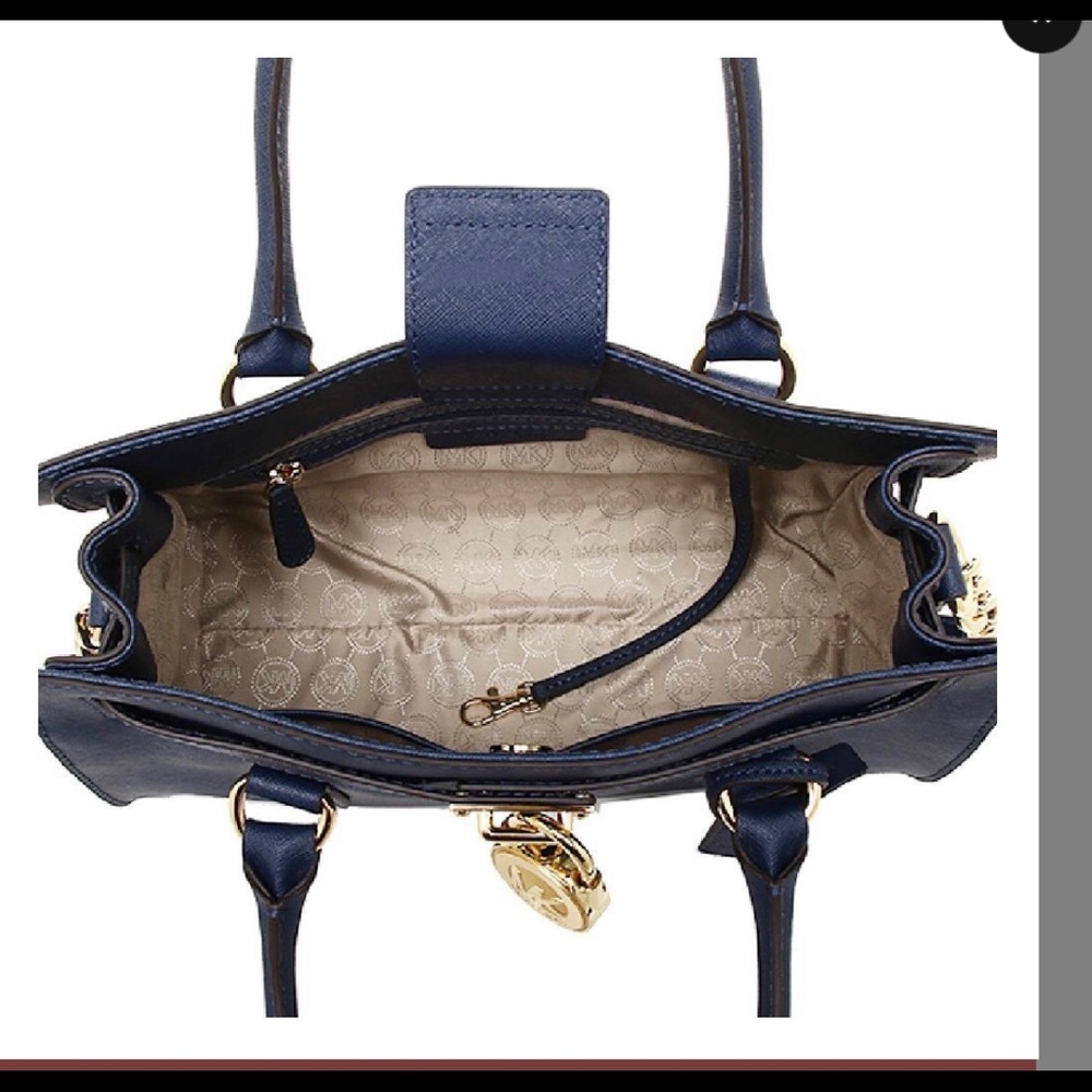 Navy Michael Kors Purse - Picture 6 of 8